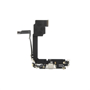 Nappe du Connecteur de Charge pour iPhone 15 Pro Max - Blanc
