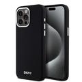 Coque iPhone 15 Pro Max DKNY Liquid Silicone Metal Logo - Compatible Magsafe