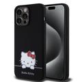 Coque silicone liquide Hello Kitty Daydreaming pour iPhone 15 Pro Max - Noire