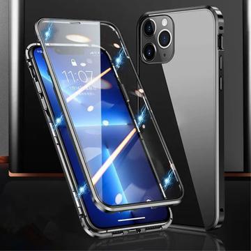 Coque Magnétique iPhone 15 Pro Max avec Verre Trempé - Noire