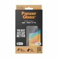 Protecteur d'Écran iPhone 15 Pro Max PanzerGlass Ultra-Wide Fit EasyAligner - Bord Noir