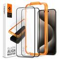 Protecteur d'Écran - 9H -iPhone 15 Pro Max Spigen ALM Glas.tR - 2 Pièces