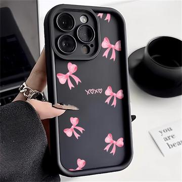Coque TPU antichoc élégante iPhone 15 Pro Max avec bords surélevés - noire / arc