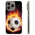 Coque iPhone 15 Pro Max en TPU - Ballon Enflammé