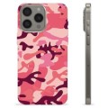 Coque iPhone 15 Pro Max en TPU - Camouflage Rose