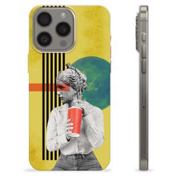 Coque iPhone 15 Pro Max en TPU - Art Vintage