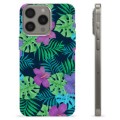 Coque iPhone 15 Pro Max en TPU - Fleurs Tropicales