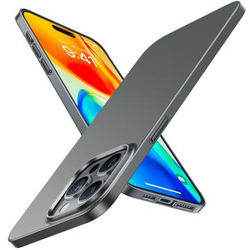 Coque MagSafe iPhone 15 Pro Max Torras OriginFit - Gris titane