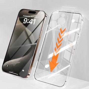 Kit de protection 2-en-1 iPhone 15 Pro Rurihai - Transparente