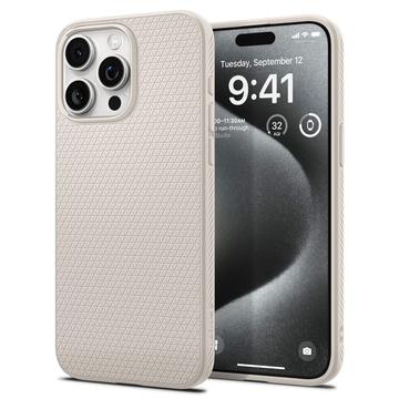 Coque iPhone 15 Pro TPU Spigen Liquid Air - Titane naturel