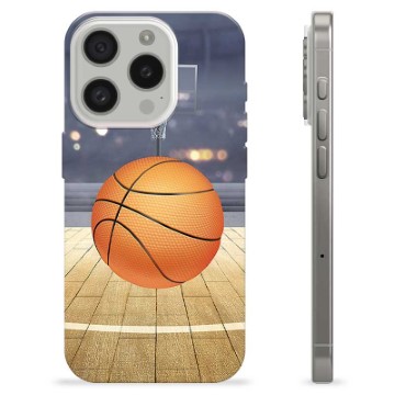 Coque iPhone 15 Pro en TPU - Basket-ball