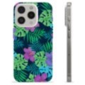 Coque iPhone 15 Pro en TPU - Fleurs Tropicales