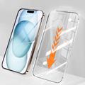 Kit de protection 2-en-1 iPhone 15 Rurihai - Transparente