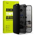 Protection d'écran en verre trempé pour iPhone 15 Ringke TG Privacy - Black Edge
