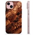 Coque iPhone 15 en TPU - Marbre Ambre