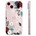 Coque iPhone 15 en TPU - Fleurs d'Automne