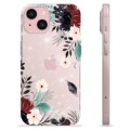 Coque iPhone 15 en TPU - Fleurs d'Automne