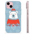 Coque iPhone 15 en TPU - Ours de Noël