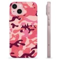 Coque iPhone 15 en TPU - Camouflage Rose