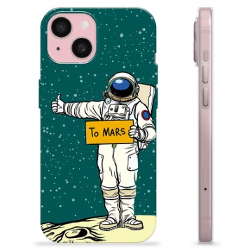 Coque iPhone 15 en TPU - Vers Mars