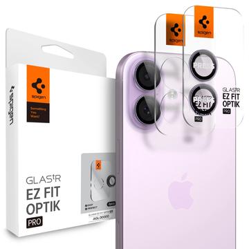 Protecteur d\'Objectif iPhone 16/16 Plus/17 Spigen Glas.tR Ez Fit Optik Pro - Violet