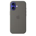 Coque iPhone 16 en Silicone avec MagSafe Apple MYY33ZM/A - Gris pierre
