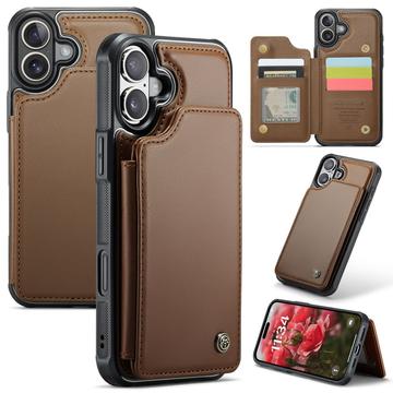 Étui Caseme C22 iPhone 16 avec portefeuille de cartes protégé par RFID