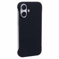 Coque iPhone 16 en Plastique Sans Cadre - Noire
