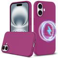 Coque iPhone 16 en Silicone Liquide - Compatible MagSafe - Violete