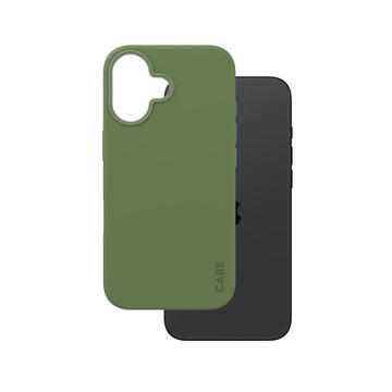 Coque iPhone 16 PanzerGlass Care Fearlessly Fashionable - Compatible MagSafe - Vert