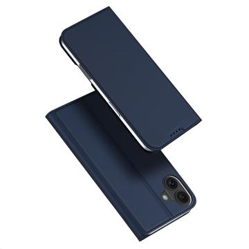 Étui à Rabat iPhone 16 Plus Dux Ducis Skin Pro - Bleu