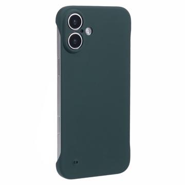 Coque iPhone 16 Plus en Plastique Sans Cadre - Vert Foncé