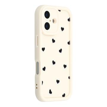 Coque iPhone 16 Plus en TPU antichoc avec bords arrondis - Blanche