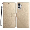 Étui Portefeuille iPhone 16 Plus Mandala Série