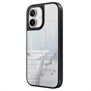 Coque miroir iPhone 16 Plus - Compatible MagSafe - Noire