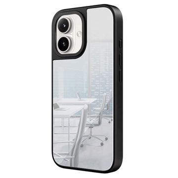 Coque miroir iPhone 16 Plus - Compatible MagSafe - Noire