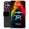 Étui Portefeuille Premium iPhone 16 Plus - Gorille