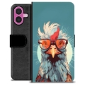Étui Portefeuille Premium iPhone 16 Plus - Poule