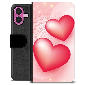 Étui Portefeuille Premium iPhone 16 Plus - Love