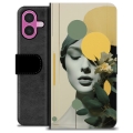Étui Portefeuille Premium iPhone 16 Plus - Ambiance Vintage