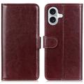 Etui portefeuille iPhone 16 Plus avec fermeture magnétique