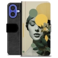Étui Portefeuille Premium iPhone 16 - Ambiance Vintage