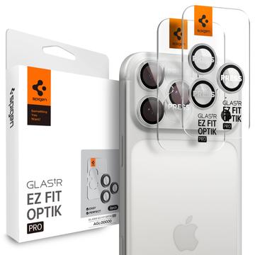 Protecteur d\'Objectif iPhone 16 Pro/16 Pro Max/17 Pro/17 Pro Max Spigen Glas.tR Ez Fit Optik Pro