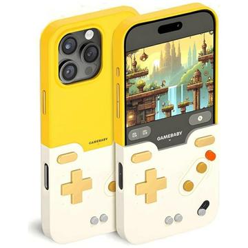Coque iPhone 16 Pro Max BitmoLab GameBaby - Jaune