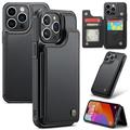 Étui Caseme C22 iPhone 16 Pro Max avec portefeuille de cartes protégé par RFID