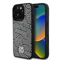 Coque iPhone 16 Pro Max DKNY Crosswalk Modèle - Compatible MagSafe - Ivoire / Noire