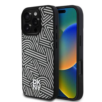 Coque iPhone 16 Pro Max DKNY Crosswalk Modèle - Compatible MagSafe - Ivoire / Noire