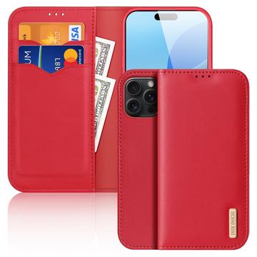 Etui Portefeuille iPhone 16 Pro Max en Cuir Dux Ducis Hivo