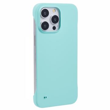Coque iPhone 16 Pro Max en Plastique Sans Cadre - Cyan Clair