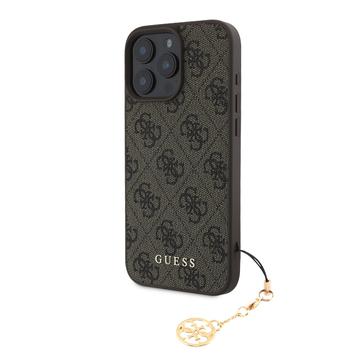 Coque Hybride iPhone 16 Pro Max Guess 4G Charms Collection